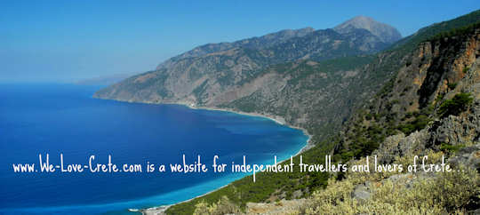 www.We-Love-Crete.com is a website for independent travellers and lovers of Crete
