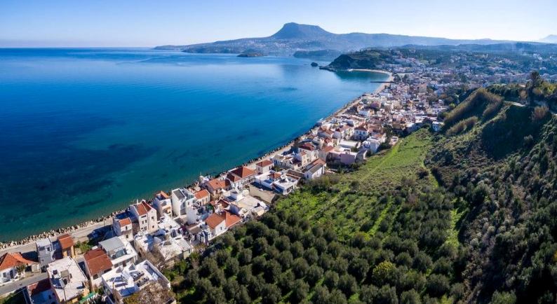 Plaka Village in Chania Crete is nestled at Mount Drapanokefala