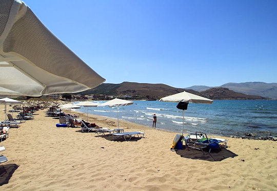 Mavros Molos Beach in Kissamos Crete