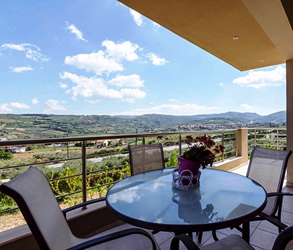 Country House in Nature - views across the valley of vineyards