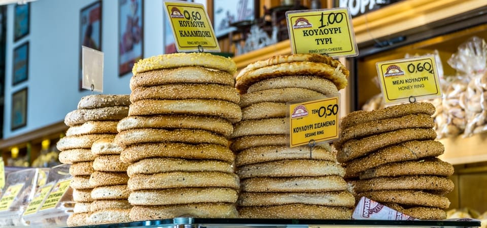 Koulouria at the Market