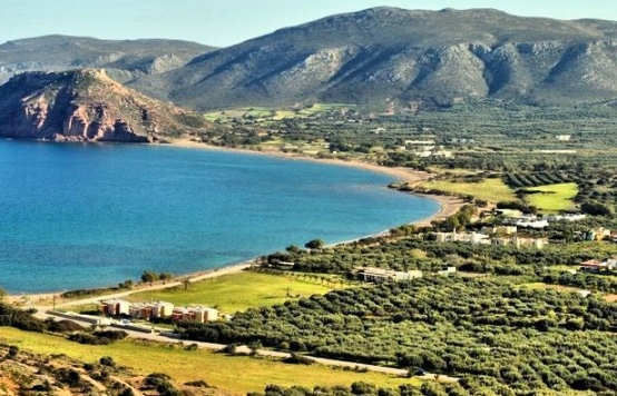 Kouremenos Beach in eastern Crete