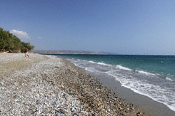 Kokkinos Pirgos Beach on the south coast