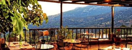 Lasithi - View from the hillside taverna