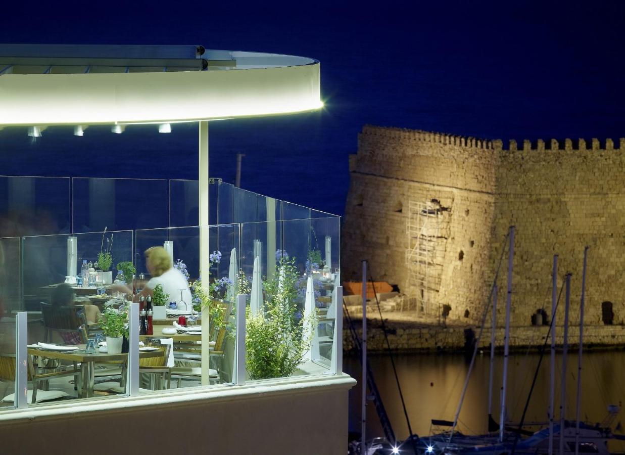 Herb's Garden Restaurant atop the Lato Hotel, Heraklion