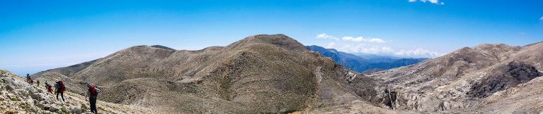 The White Mountains Crete are located in the west