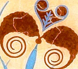 Lilly detail minoan fresco