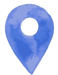 Map and Pin Icon