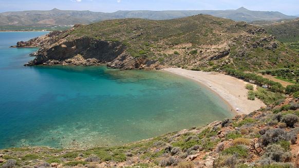 Maridati Beach is 5 km from Palaikastro Village