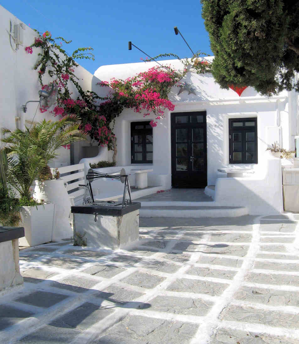A village home in Mykonos town