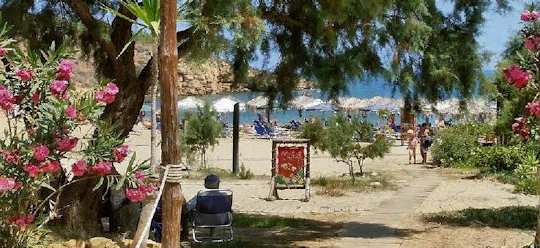 Agioi Apostoloi Beach is very close to Chania town in the north west of Crete