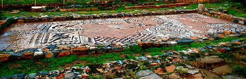 Mosaic ruins - ancient Olous