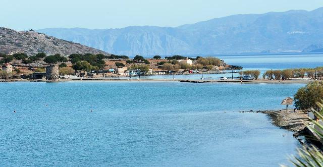 View of olous isthmus from Elounda