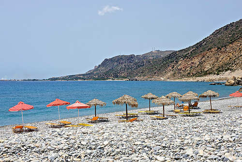 Paleochora in the south west of Crete