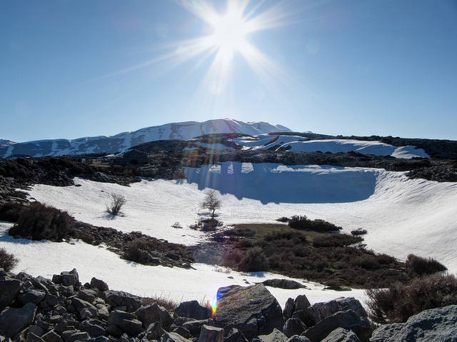 Mt Ida - Psiloritis in snow (image by Dimitris Pachakis)