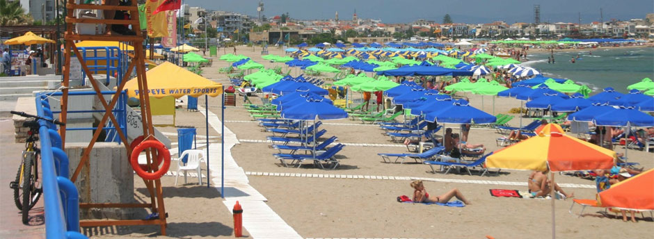 Rethymnon Beach Umbrellas