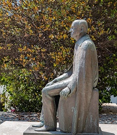 Statue of Pantelis Prevelakis Rethymnon Crete