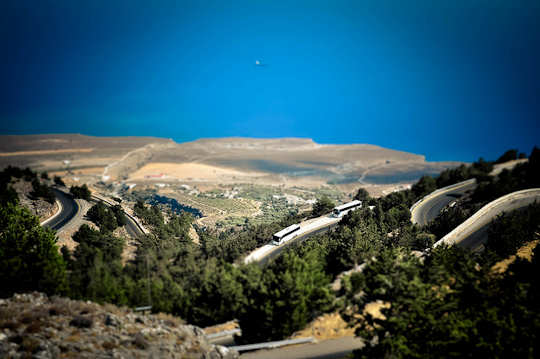 Road to Chora Sfakion, on the south coast of Crete