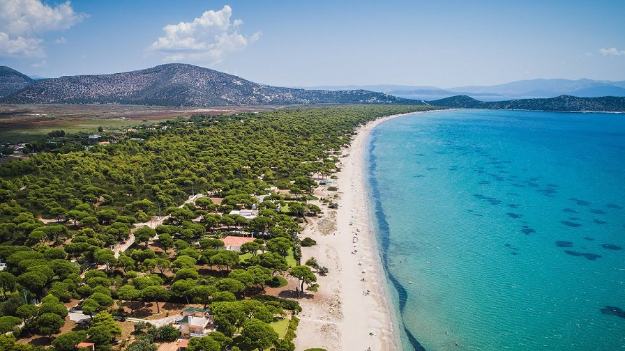 Schinias Beach near Athens