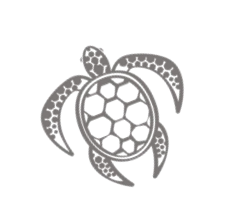 Sea Turtle Icon Grey