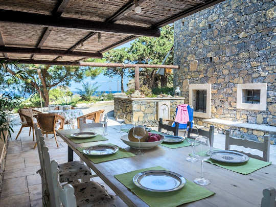 Sitia Windmill Courtyard - Eastern Crete