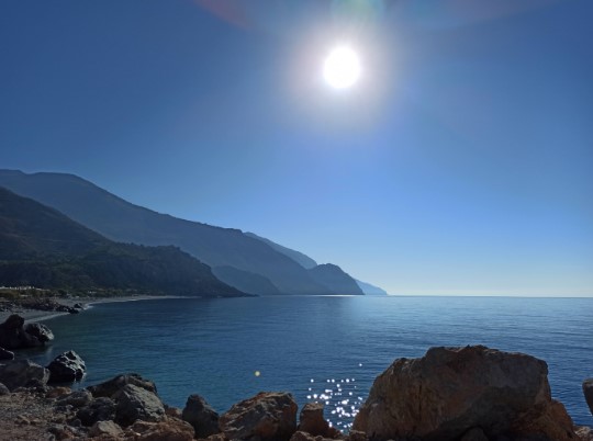 Sougia Beach in southern Chania, Crete Greece