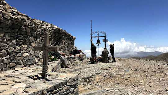 The chapel of Timios Stavros at the peak of Psiloritis - Mount Ida - Crete