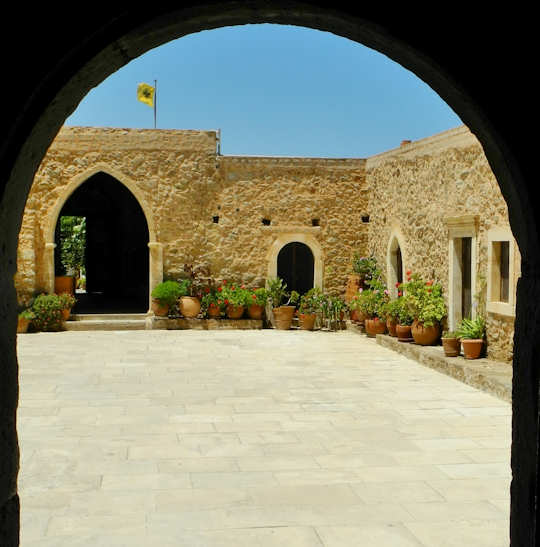 Toplou Monastery Archway (image by Mark Latter)