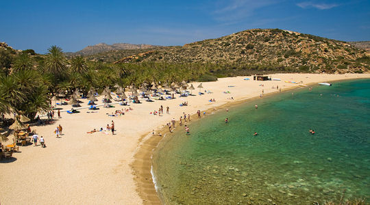 Vai Palm Beach and Forest, eastern Crete