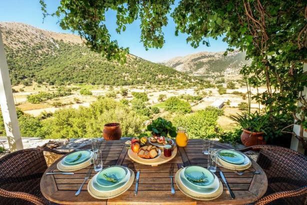 Villa Galatia has traditional Cretan design and modern comforts, relax on the Askifou Plateau, Sfakia, Crete