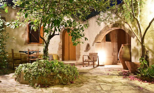 A romantic village home in western Crete