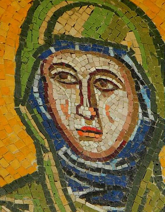 Mosaic of the Virgin Mary