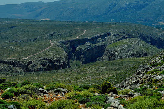 Zakros Gorge is just 35 km