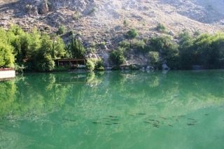 Lake Votamos, clear water and fish (image by Boky1)